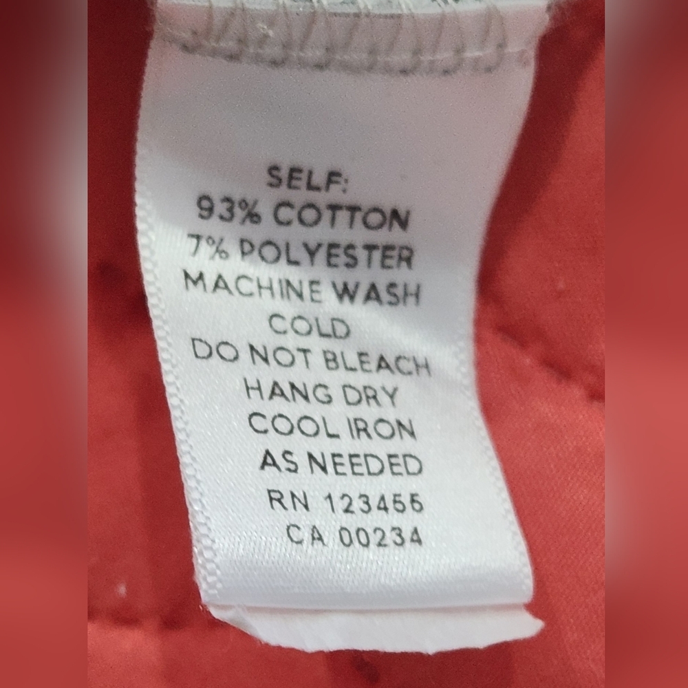 LORD & TAYLOR- Design Lab:Gray Button-Up Ribbed Top - Picture 5 of 5